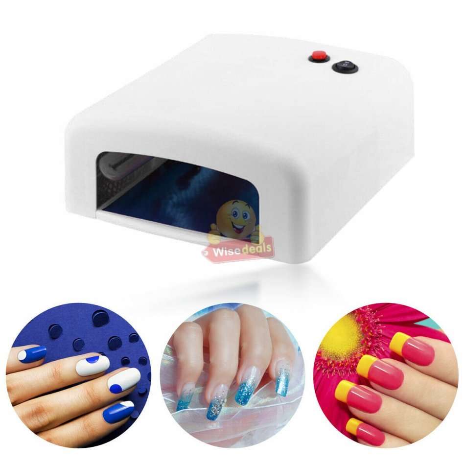 36W UV Lamp for all Gel and Acrylic Types, for Professional Salon or Personal use