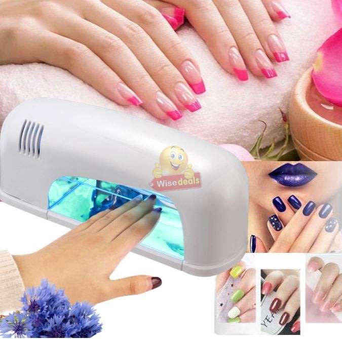 9W UV Gel Drying Lamp Light  Small & Cool Design, Compact & Easy to Operate