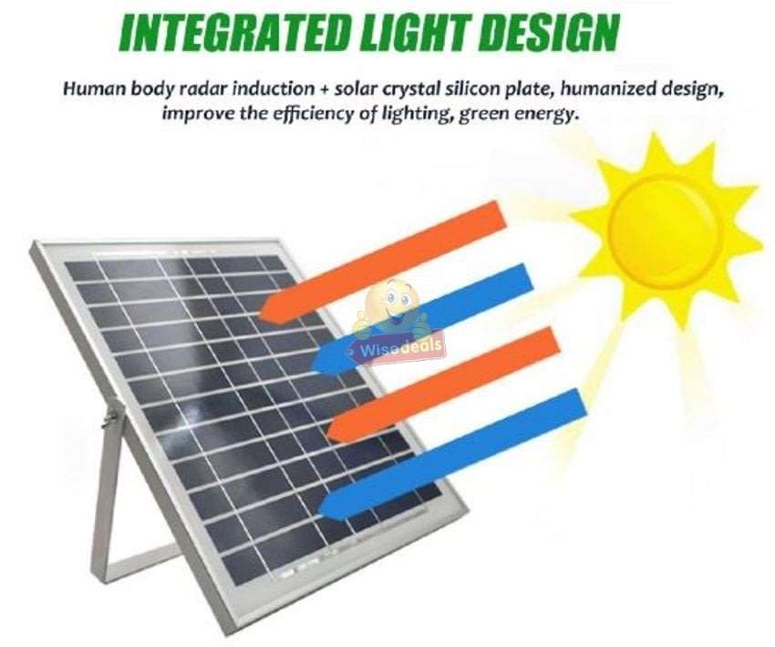 70W LED SOLAR Flood Light with Remote Control, Solar Panel, 5m Cable, Waterproof, etc