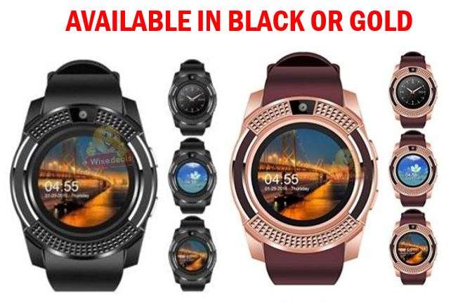 Professional Smart Watch Phone, SIM CARD, Bluetooth, Camera, Sleep Monitor, SD Card, Pedometer etc.
