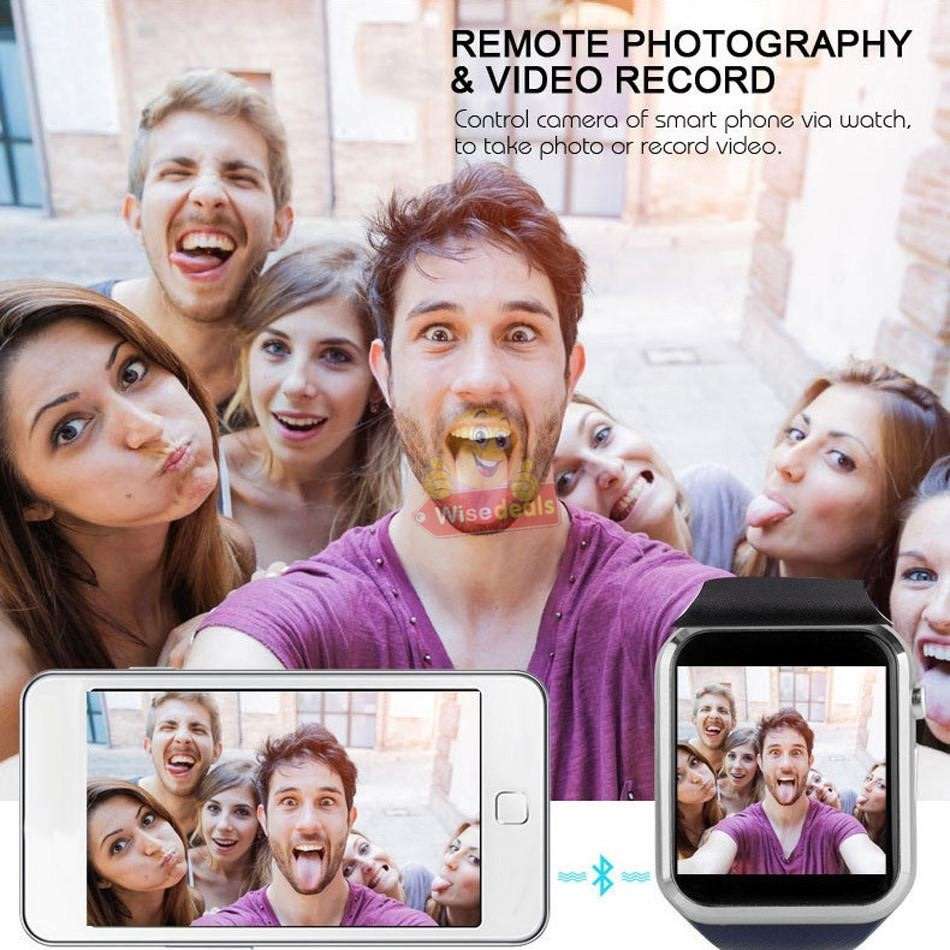 New Fashion Sport Smart Watch  Support Sim & SD Card, Touch Screen, Bluetooth, Camera, Audio, Video