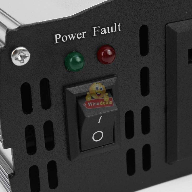 Solar Power Inverter - 1500W Constant Power & 3000W Surge Power, Convert 12V DC to 220V AC