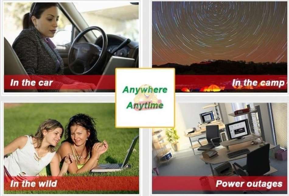 Solar Power Inverter - 1500W Constant Power & 3000W Surge Power, Convert 12V DC to 220V AC