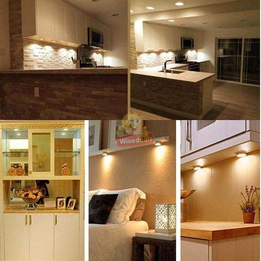 3 Piece Wireless, Adjustable, Multi-fnctional COB LED Light Set with Remote, Dimmer Control & Timer