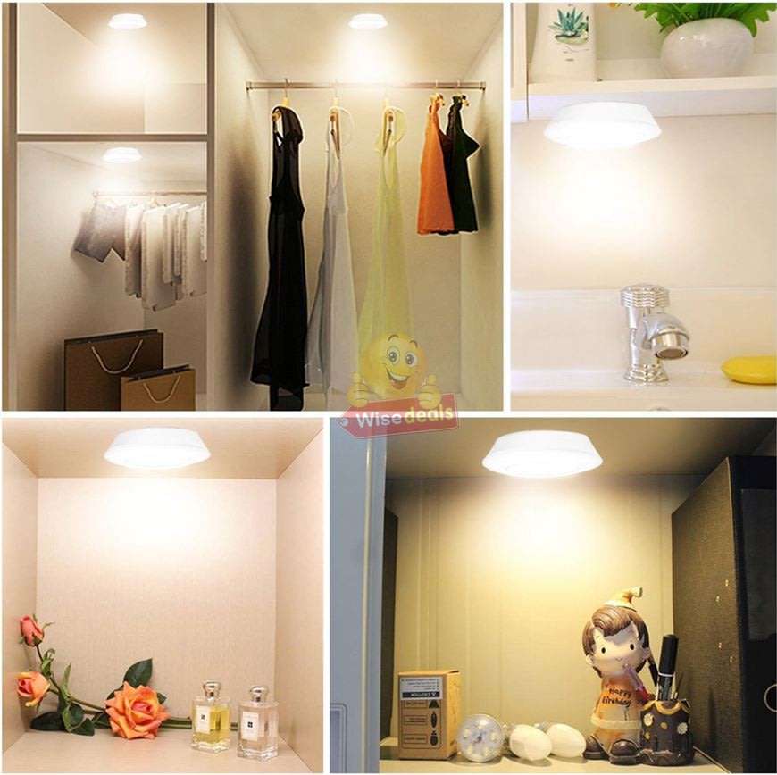 3 Piece Wireless, Adjustable, Multi-fnctional COB LED Light Set with Remote, Dimmer Control & Timer