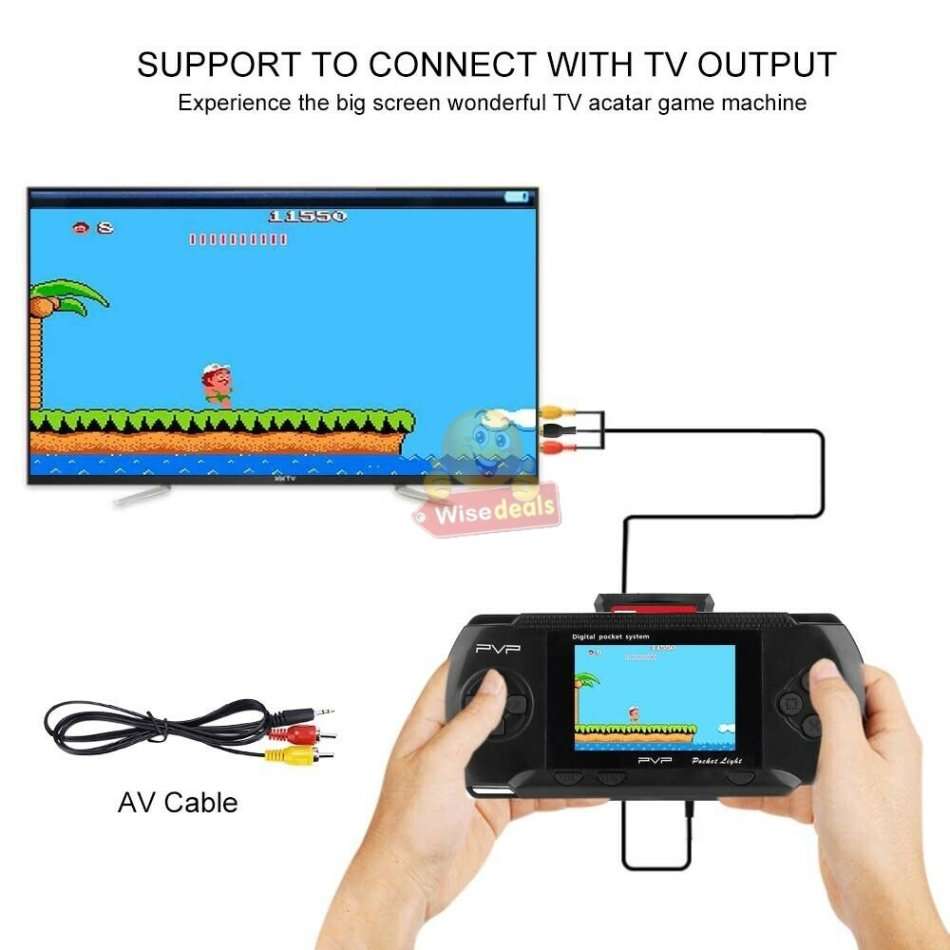 PVP Station Video Game Console with more than 900 000 Build-in Games PLUS 2 Game Cards