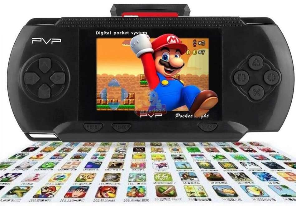 PVP Station Video Game Console with more than 900 000 Build-in Games PLUS 2 Game Cards