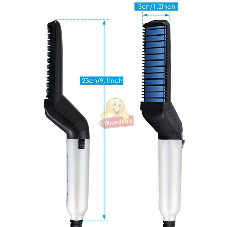 Modelling Comb for curling, trimming and straightening, tidy beards in seconds