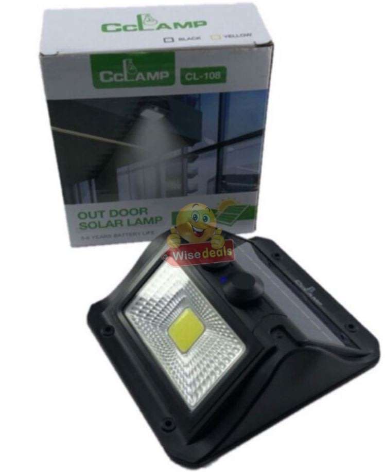 Super Bright COB & 20 LED SOLAR Wall Light with 3 Modes and 3000mAh Battery