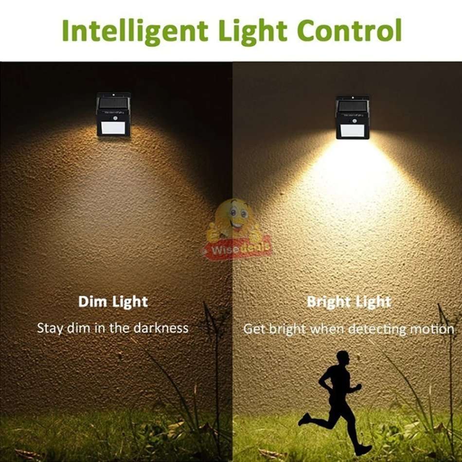 NEW 2-IN-1 SOLAR SPLIT Wall Light with 3 Modes, PIR Motion Sensor, Waterproof & Eco-Friendly