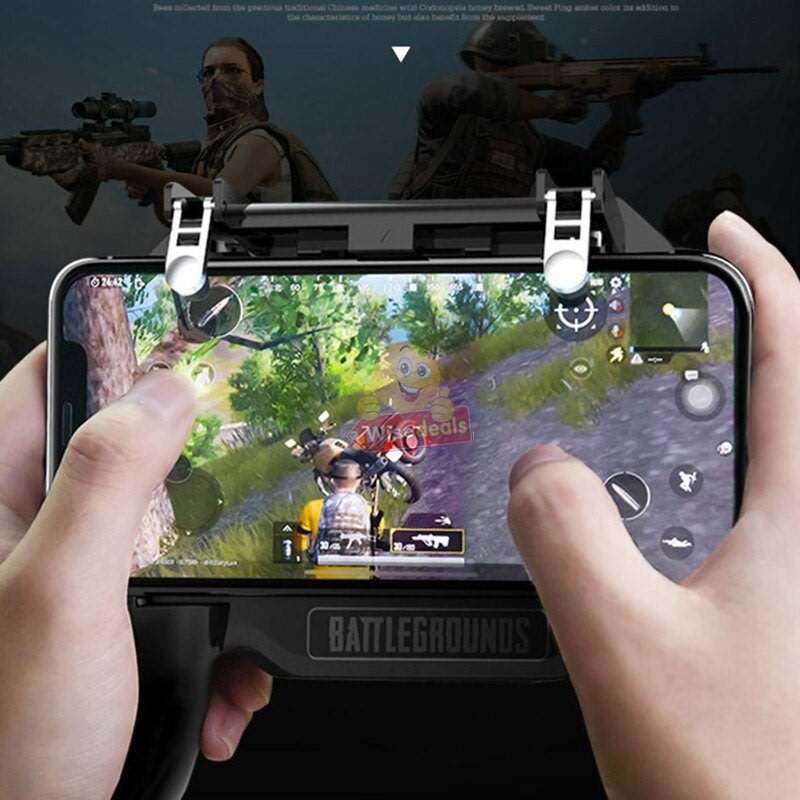 4-IN1 Mobile Game Controller, Works as Gamepad, Gaming Trigger, Phone Charging & Cooling Fan