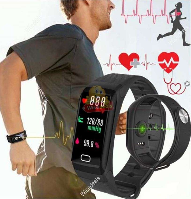 Bluetooth Fitness Smart Watch - Monitor Heart Rate, Blood Pressure, Blood Oxygen, Calorie, Distance