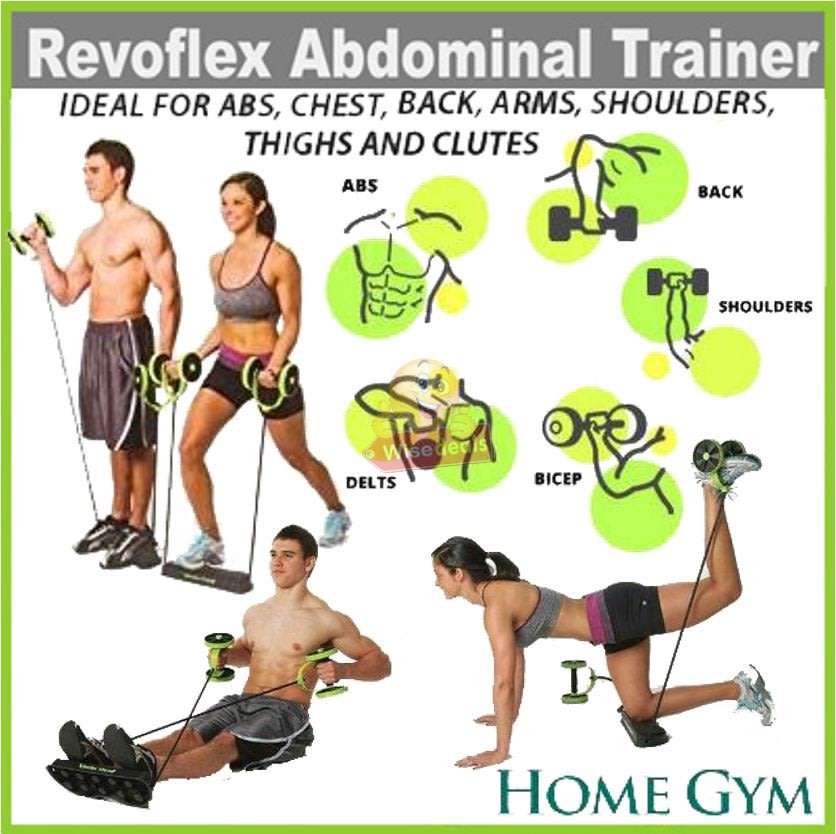 New Revolutionary Home Gym  Revoflex Xtreme, 6 training levels and 44 different exercises