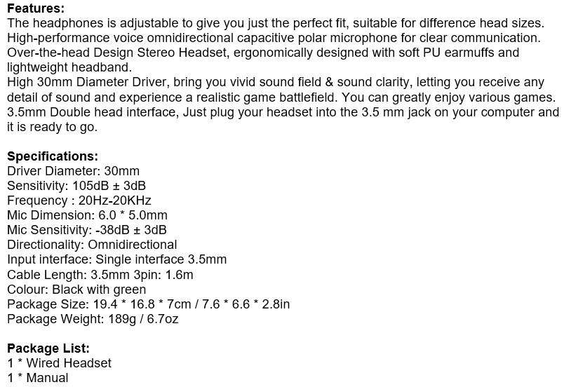 Headphones with High-performance Voice Omnidirectional Capacitive Polar Microphone for Clear Sound