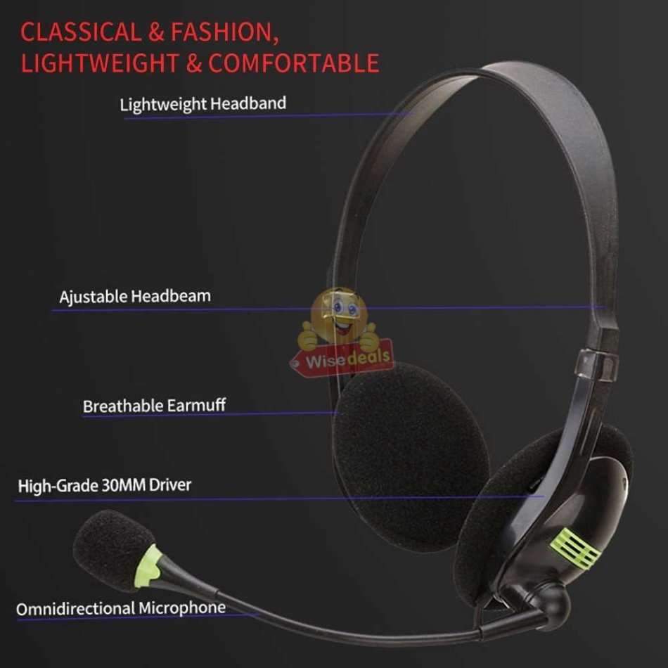 Headphones with High-performance Voice Omnidirectional Capacitive Polar Microphone for Clear Sound