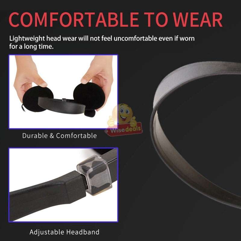 Headphones with High-performance Voice Omnidirectional Capacitive Polar Microphone for Clear Sound