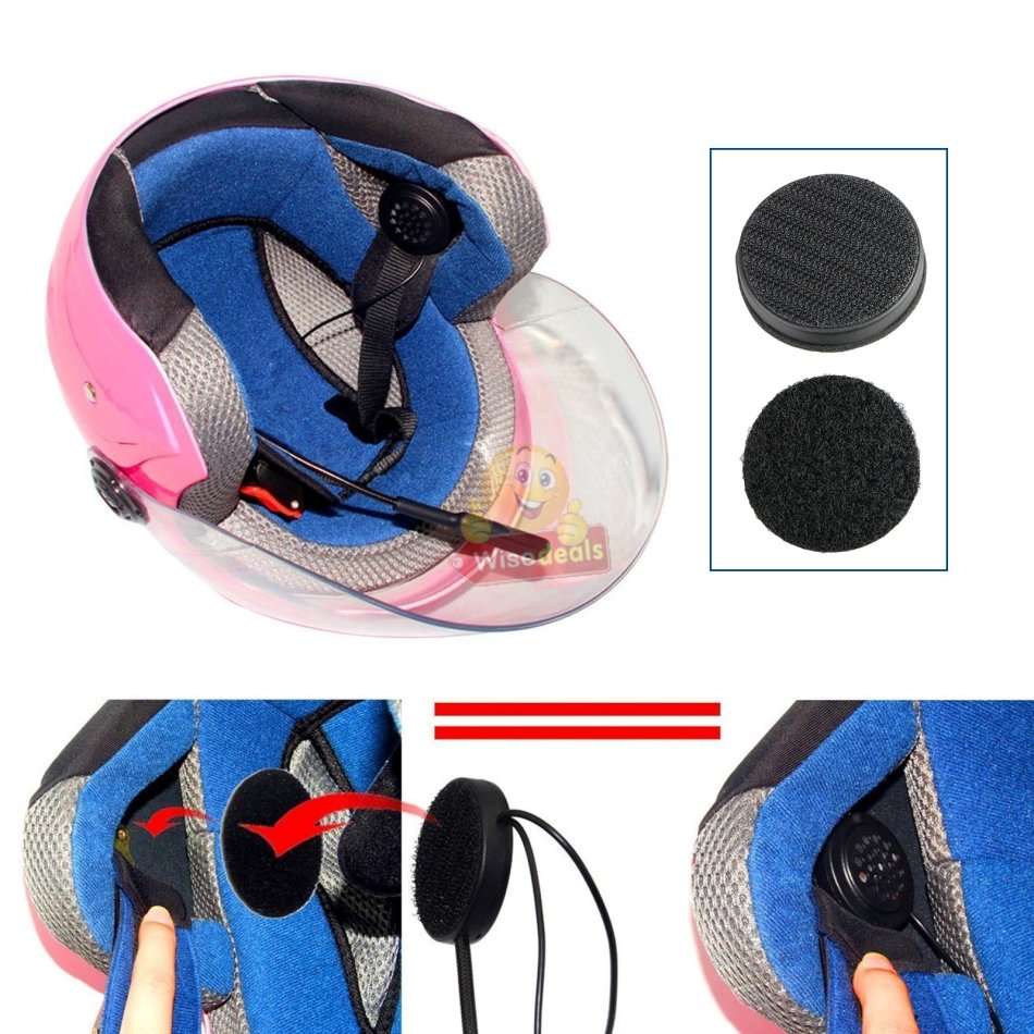 Wireless Bluetooth Headset designed for Motorcycle Riders with Voice Support