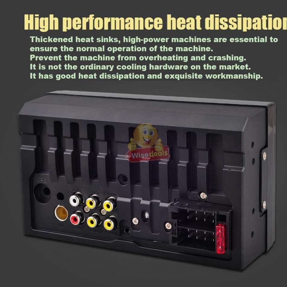 7'' 2Din Car MP5 Bluetooth Stereo FM/TF/USB/AUX Radio Mirror Link for Android GPS