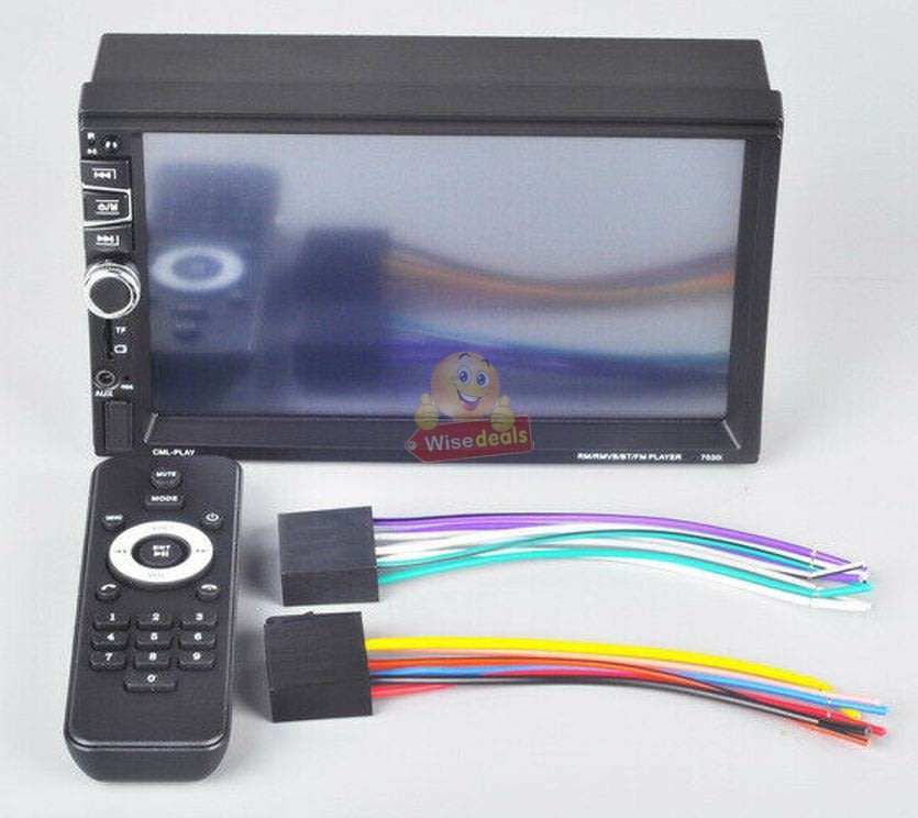 7'' 2Din Car MP5 Bluetooth Stereo FM/TF/USB/AUX Radio Mirror Link for Android GPS