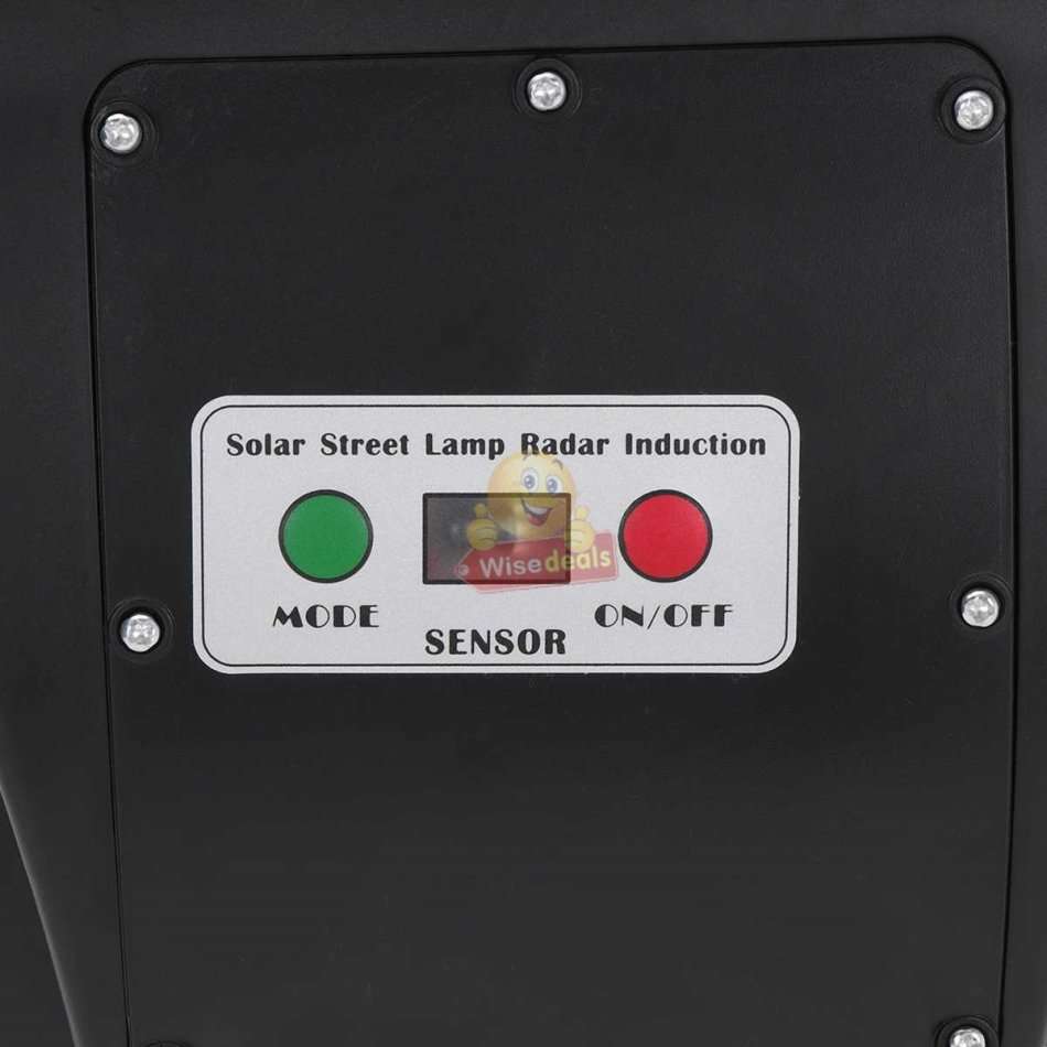 Super Bright 120W LED SOLAR Street Light with Remote, PIR, Motion Sensor, Waterproof with 3 Modes