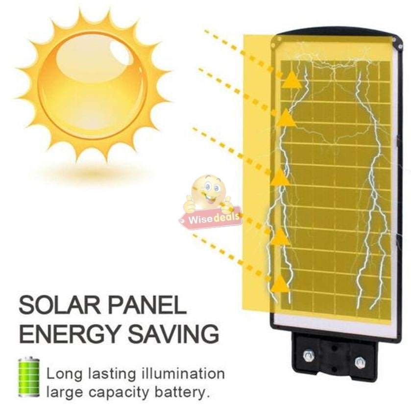 Super Bright 120W LED SOLAR Street Light with Remote, PIR, Motion Sensor, Waterproof with 3 Modes