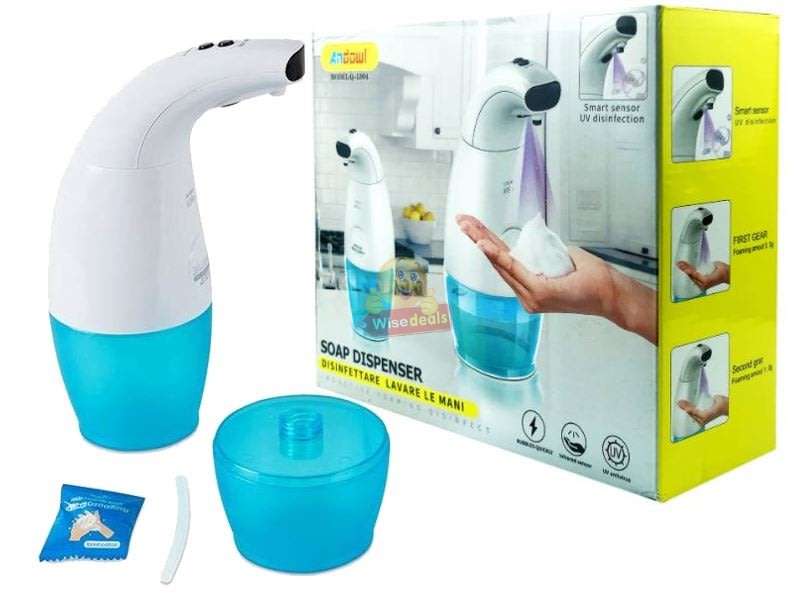 Non-Contact Smart Sensor UV Disinfection Sanitizer and Soap Dispenser