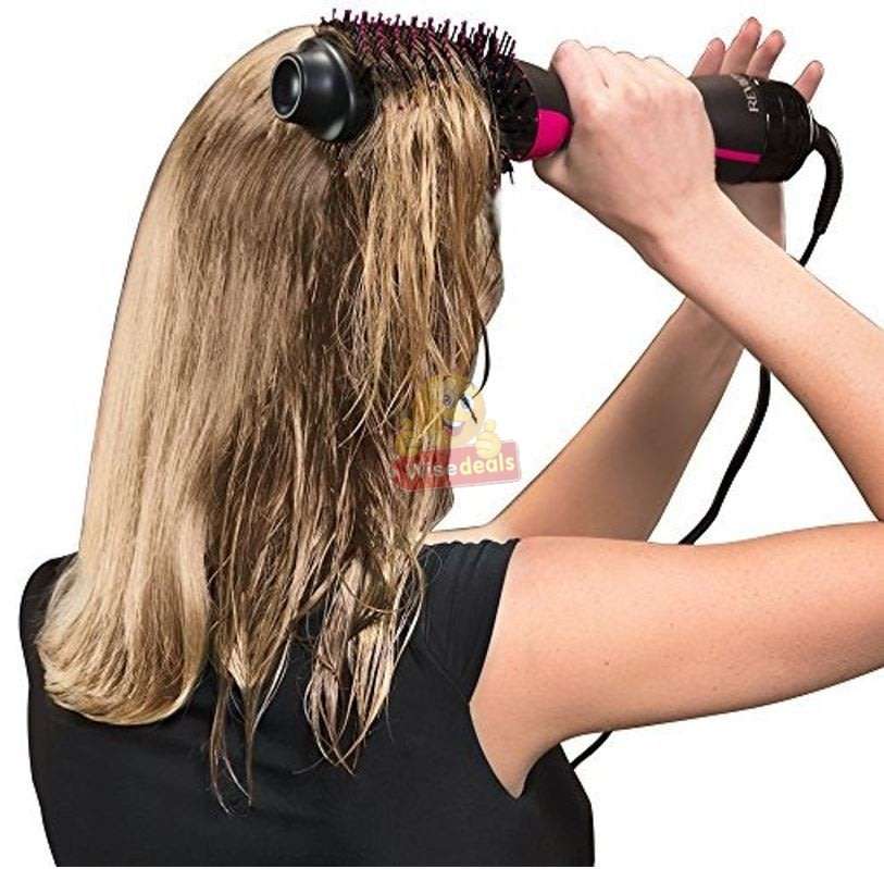 3-IN1 Hair Dryer, Straighter & Brush, Suitable for all Hair Types Wet or Dry