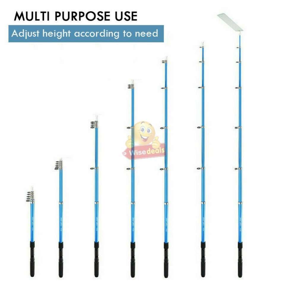500W COB Adjustable Fishing Rod Light, DC 12V, Perfect for Fishing, Camping, Outdoor Lightening etc.
