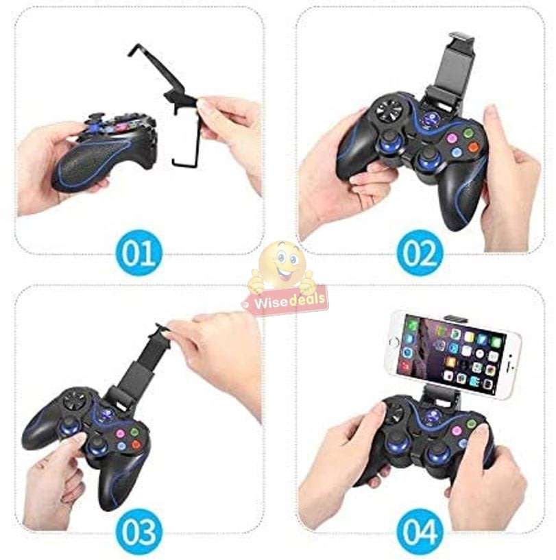 Wireless Bluetooth Mobile Game Controller, Android, IOS, Windows PC, Laptop, TV, No Third-party APP