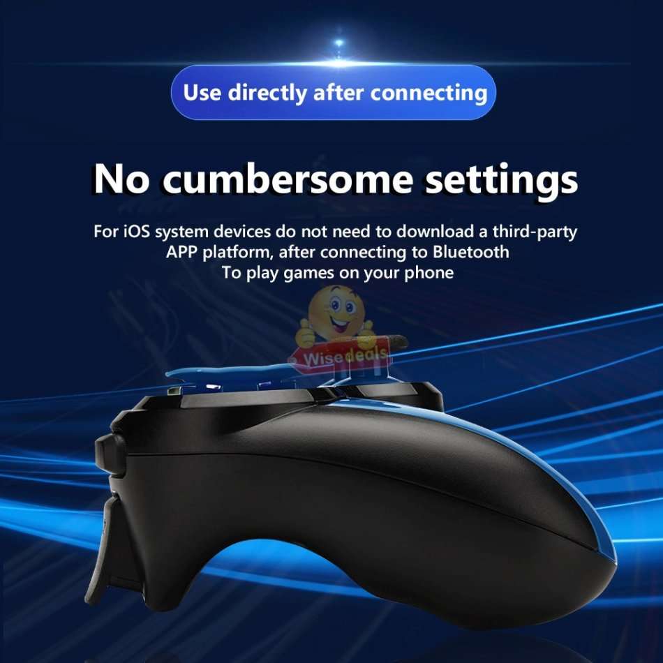 Wireless Bluetooth Mobile Game Controller, Android, IOS, Windows PC, Laptop, TV, No Third-party APP