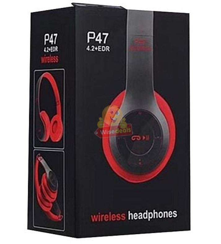 Foldable Wireless Bluetooth Headphones with SD Card function, FM Radio, Song Switching, phone answer