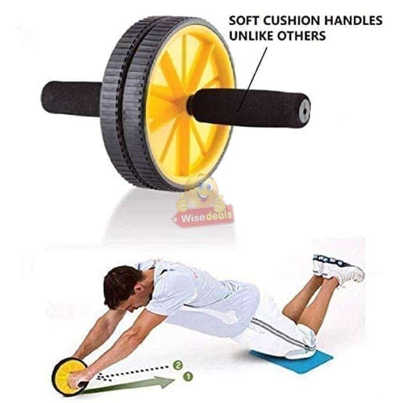 AB Wheel Exerciser for a Full Body Workout! 10 Min Exercise can Consume up to 500 Calories