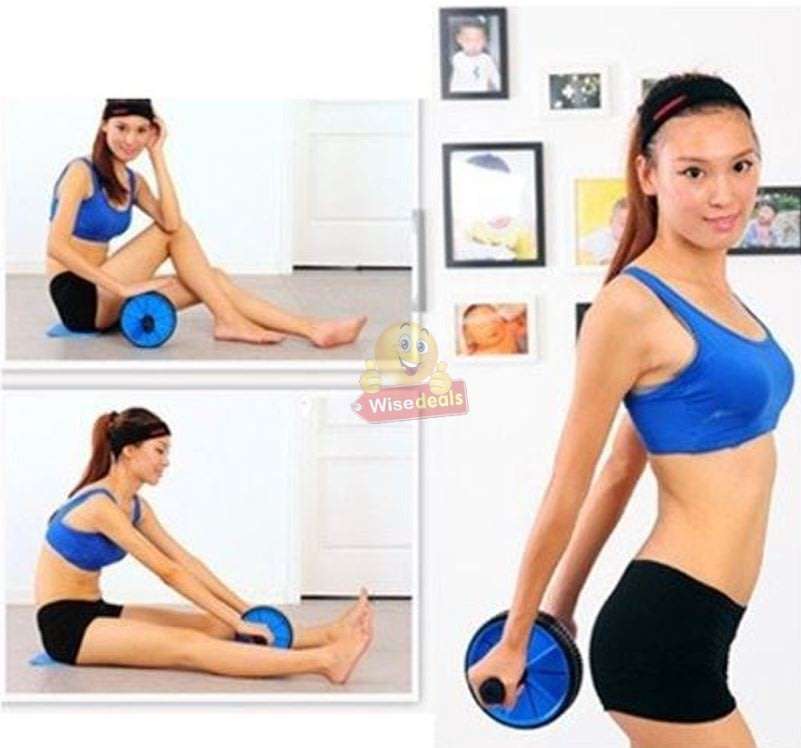 AB Wheel Exerciser for a Full Body Workout! 10 Min Exercise can Consume up to 500 Calories