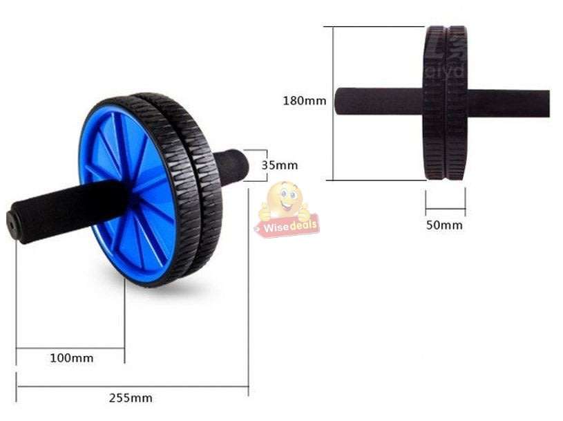 AB Wheel Exerciser for a Full Body Workout! 10 Min Exercise can Consume up to 500 Calories