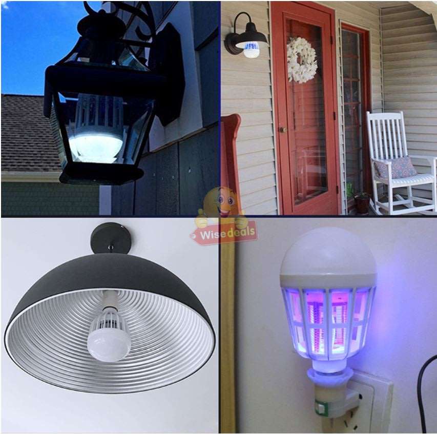 LED Light - Effectively Eliminates Flying Insects, Low Power Consumption & Long Lifespan