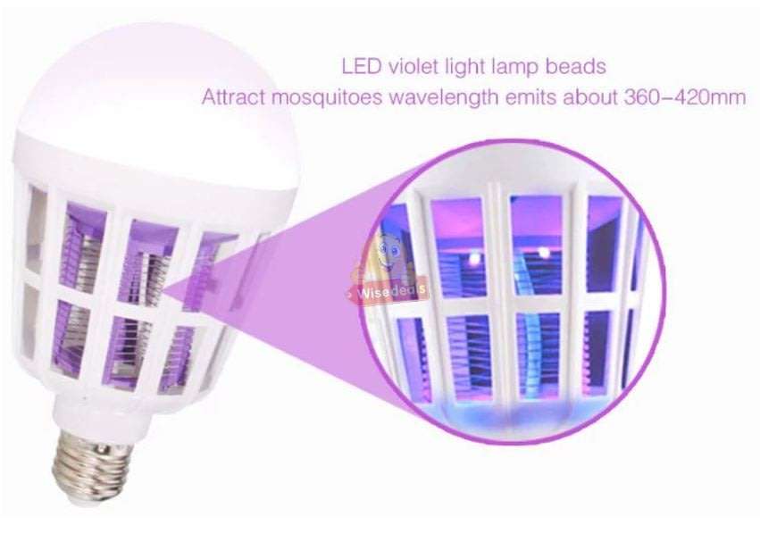 LED Light - Effectively Eliminates Flying Insects, Low Power Consumption & Long Lifespan