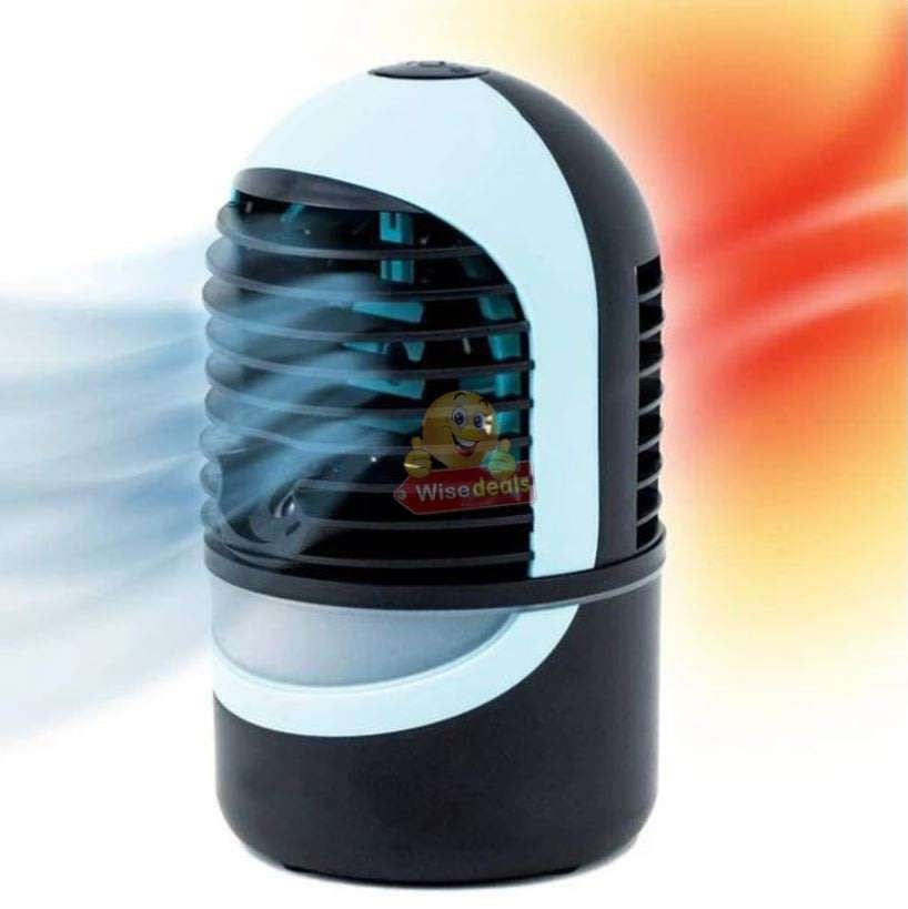 Ultra Chill Personal Cooler & Humidifier, Improves Air Quality, Aroma Diffuser, LED Reading Light