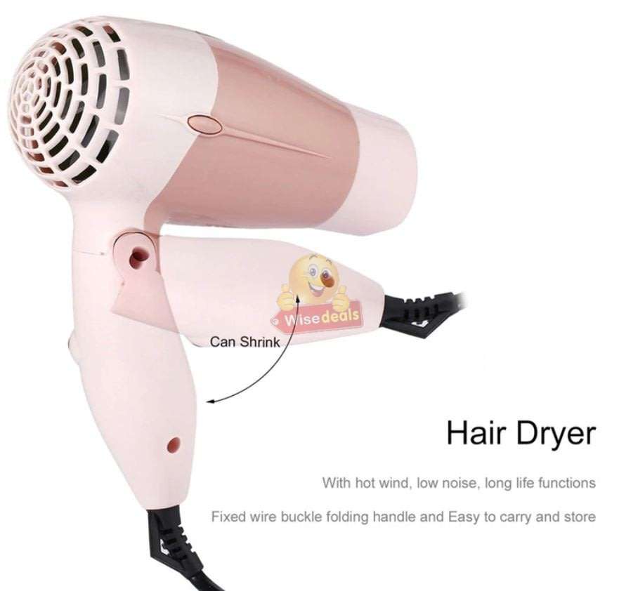 1000W Foldable Hair Dryer for Professional or Home use