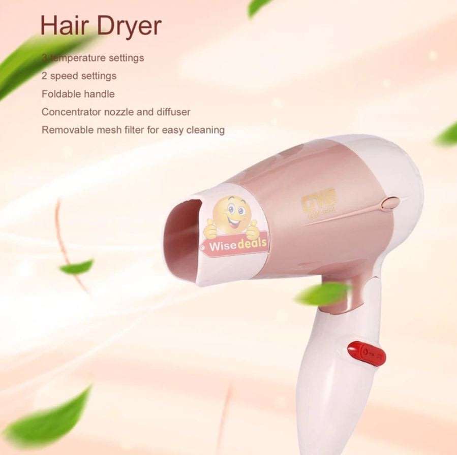 1000W Foldable Hair Dryer for Professional or Home use