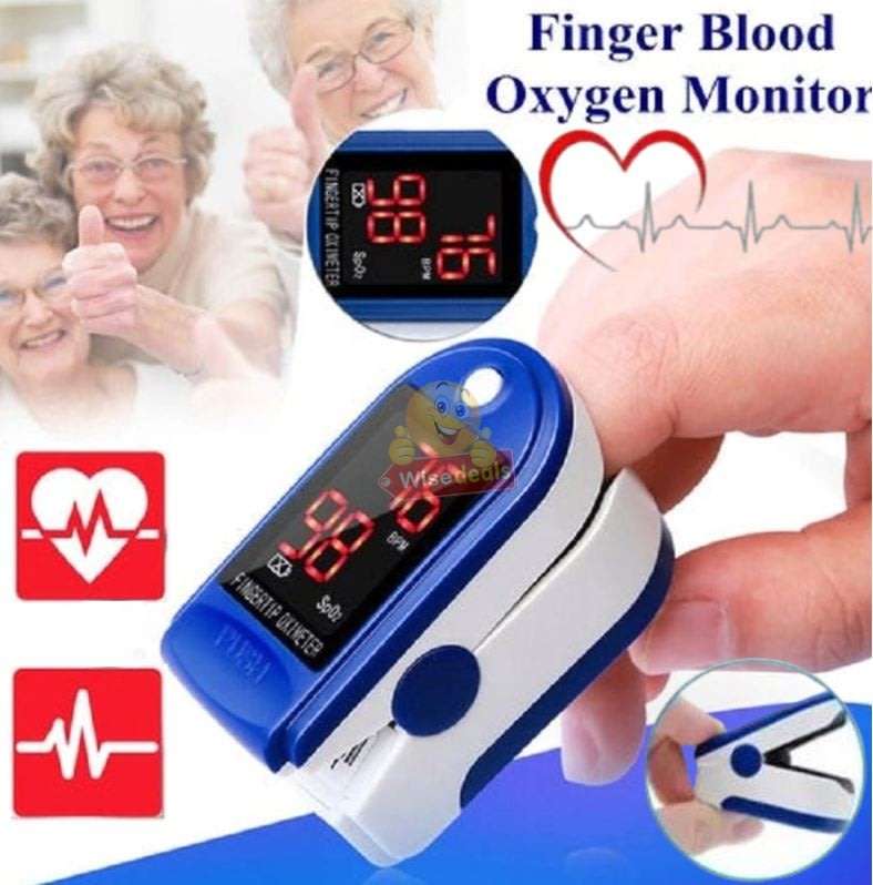 Colour LED Display Pulse Oximeter with Pulse, Heart Rate & Blood Oxygen function