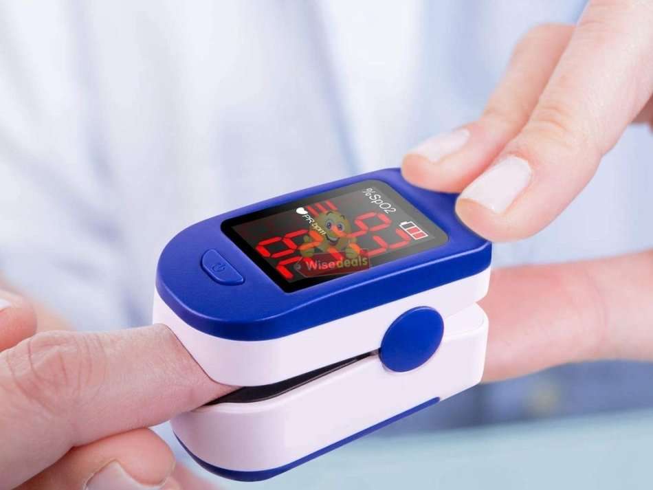 Colour LED Display Pulse Oximeter with Pulse, Heart Rate & Blood Oxygen function