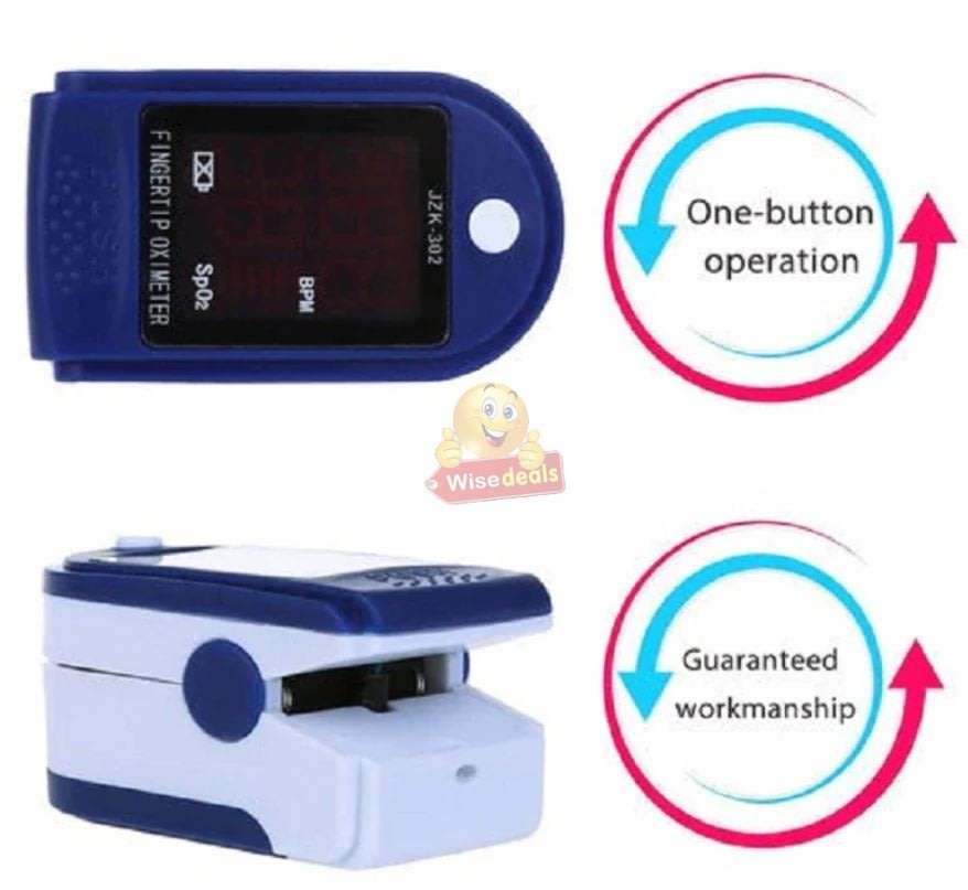 Colour LED Display Pulse Oximeter with Pulse, Heart Rate & Blood Oxygen function