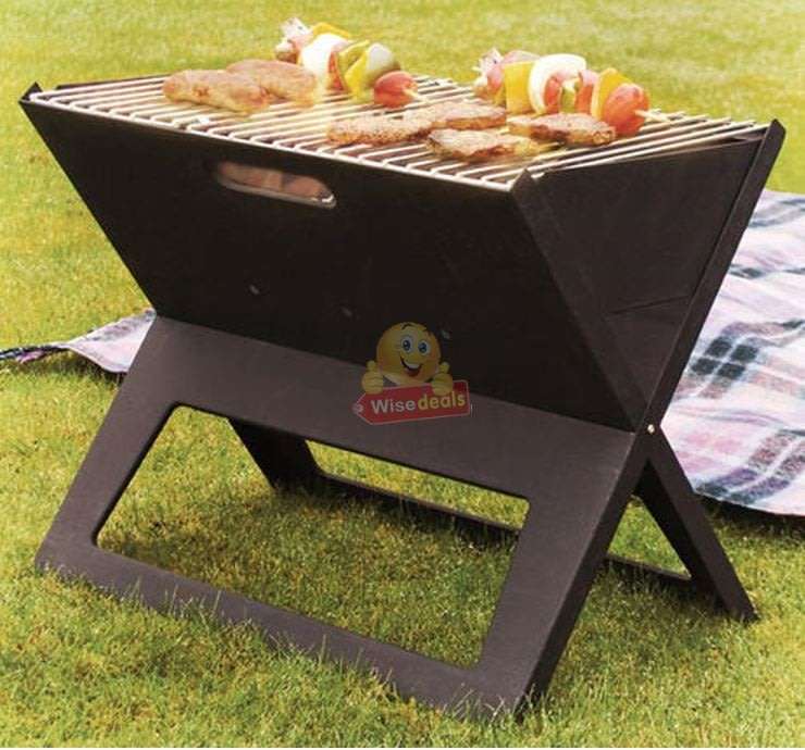 Portable BBQ Braai, Folds into a carry case, open and ready to grill in seconds