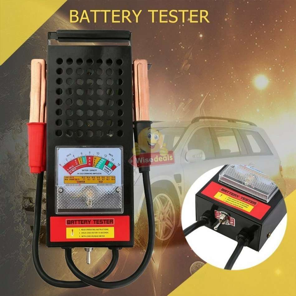 6V & 12V Battery Load Tester - Offers Complete Charging System Diagnosis