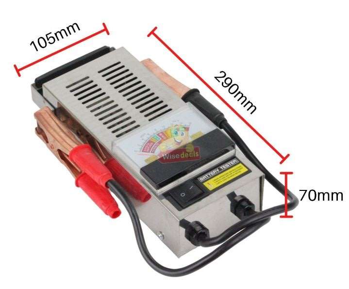 6V & 12V Battery Load Tester - Offers Complete Charging System Diagnosis
