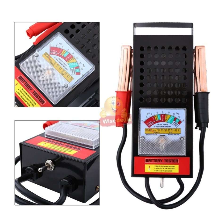 6V & 12V Battery Load Tester - Offers Complete Charging System Diagnosis