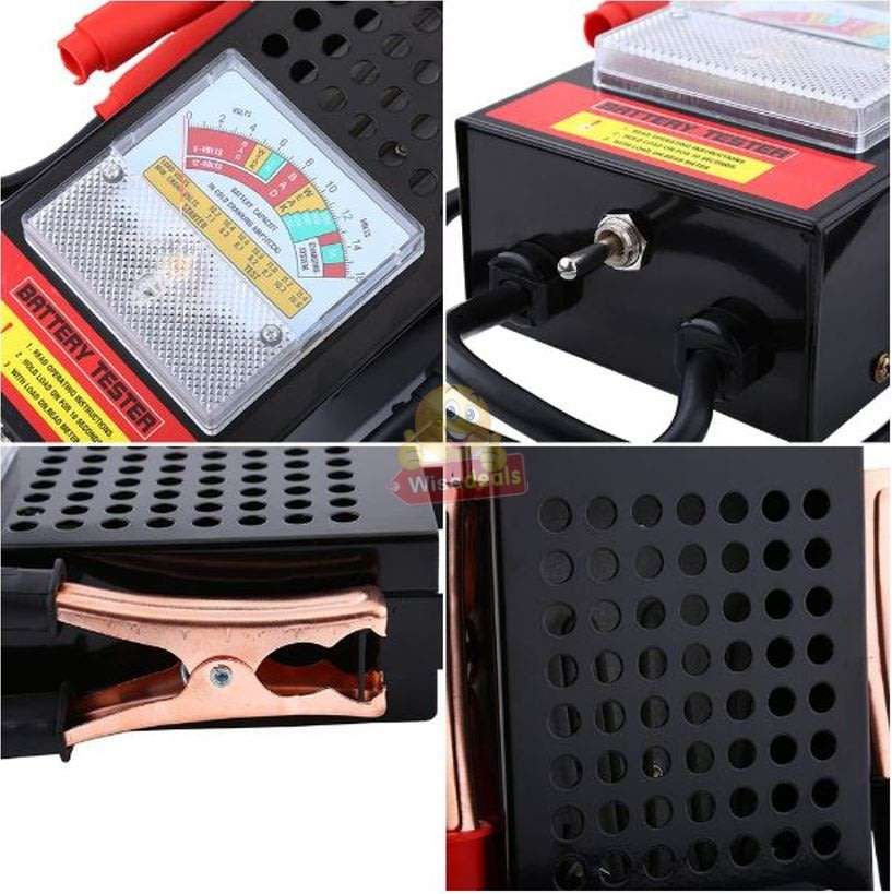 6V & 12V Battery Load Tester - Offers Complete Charging System Diagnosis