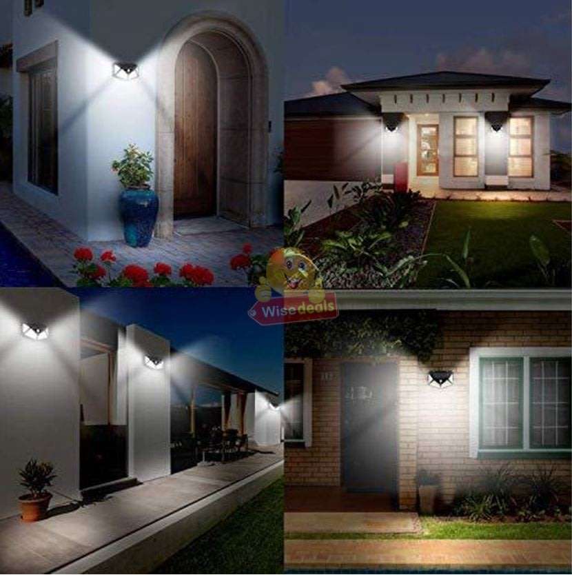 20W Super Bright Solar Wall Light, Motion Sensor with 3 Modes, Waterproof & Eco-friendly
