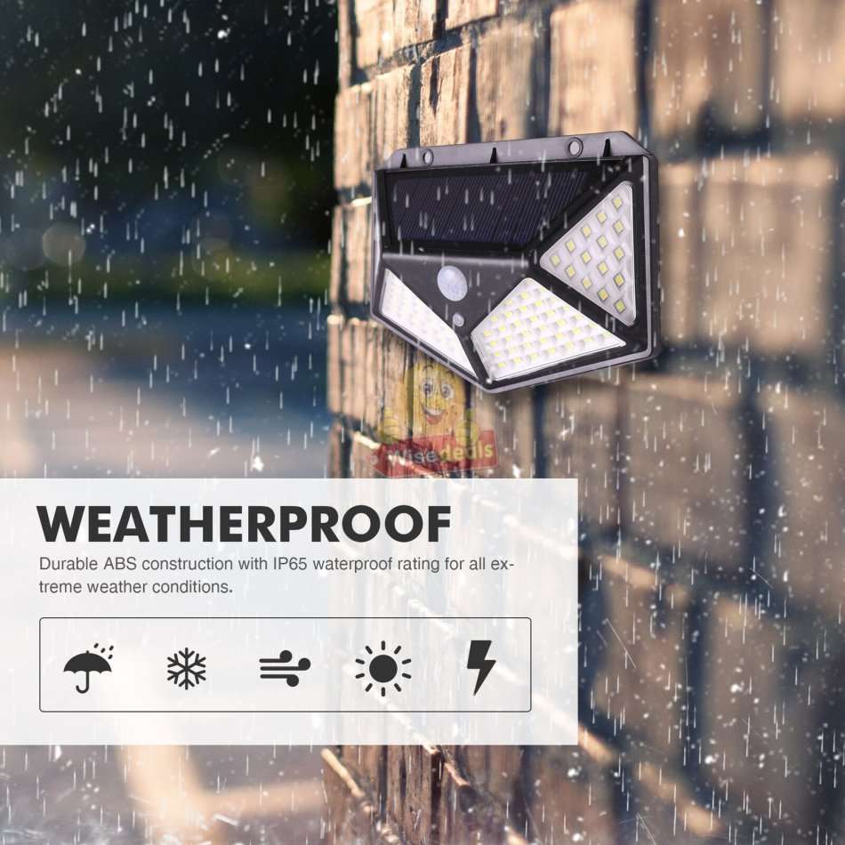 20W Super Bright Solar Wall Light, Motion Sensor with 3 Modes, Waterproof & Eco-friendly