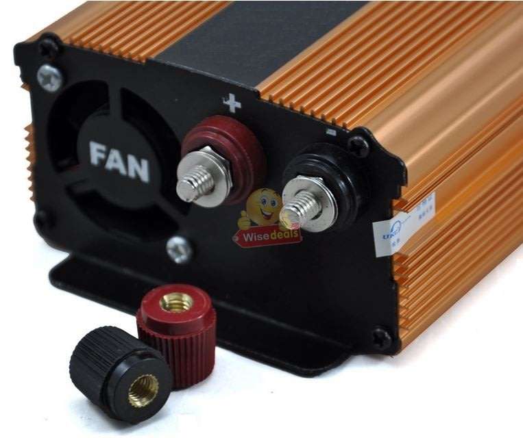 Solar Power Inverter - 2000W Constant Power & 4000W Surge Power, Convert 12V DC to 220V AC